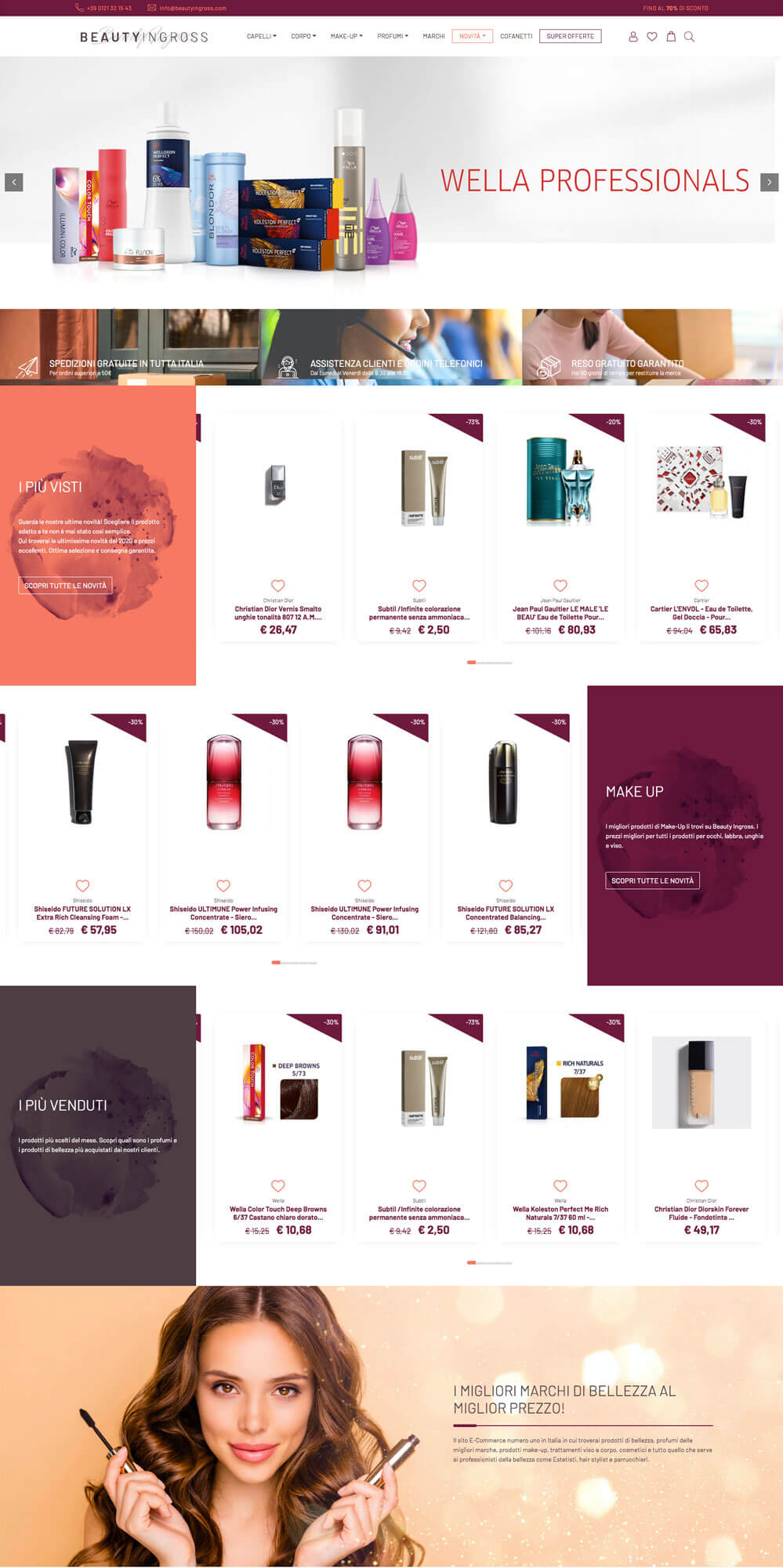 Beauty Ingross - E-commerce Torino